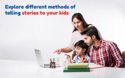 Explore different methods of telling stories to your kids